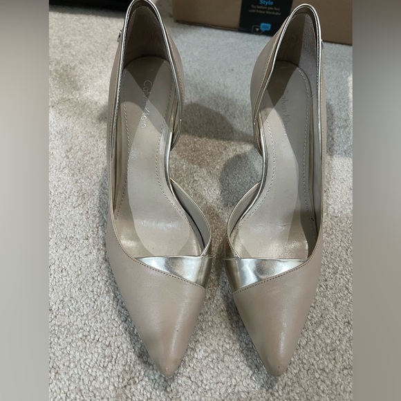 Calvin Klein Women's Nude Heels - Picture 4 of 5
